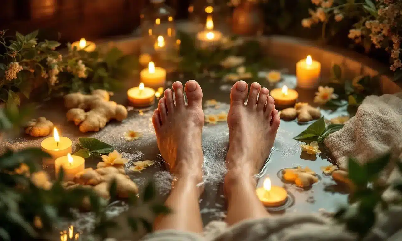 Een gembervoetbad voor het slapengaan: eeuwenoude tip met modern effect