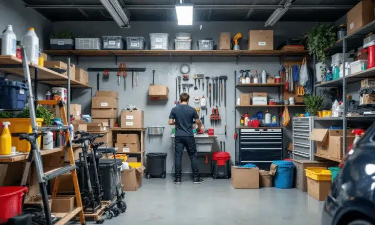 De ultieme gids voor het opruimen van je garage in minder dan een dag
