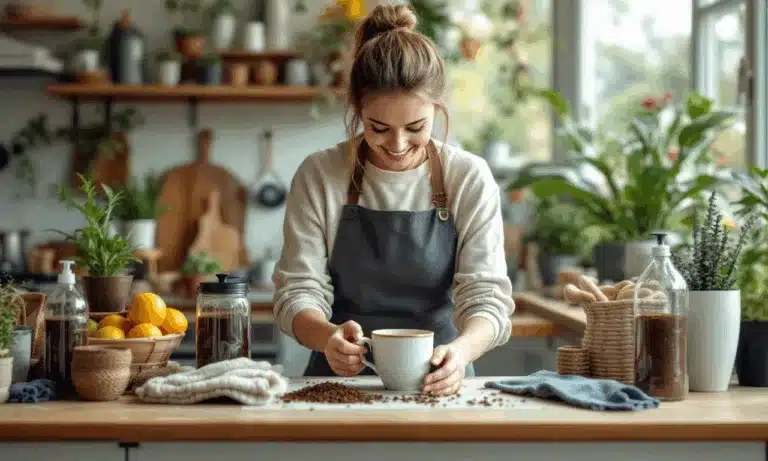 Koffieprut als huishoudtruc in september – bespaar uren poetswerk