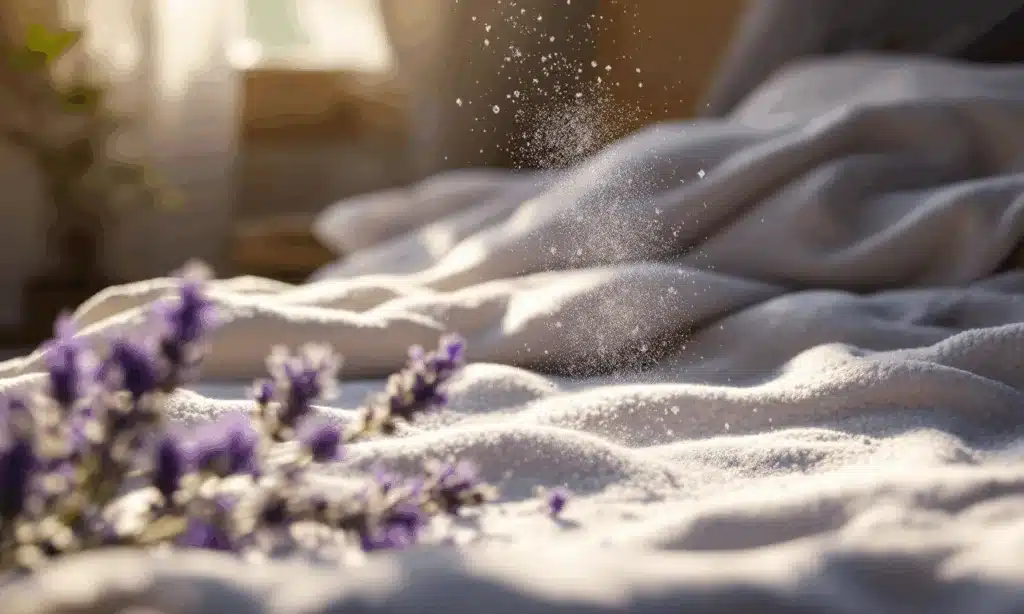 1 eetlepel Maïzena op je matras – en vieze geurtjes verdwijnen als sneeuw voor de zon