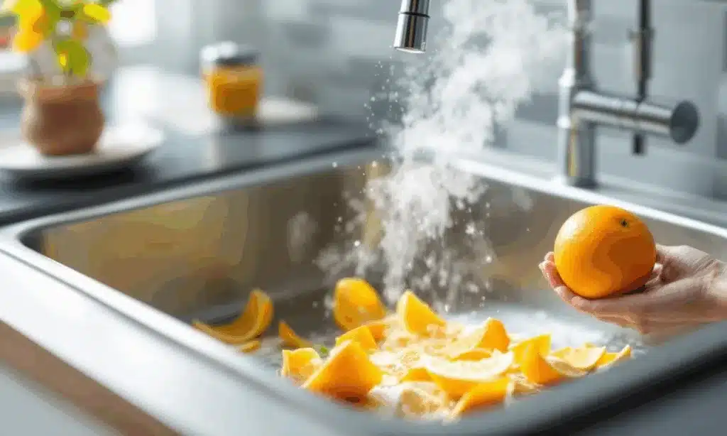 De sinaasappeltruc die nare geuren uit je gootsteen voorgoed verbant