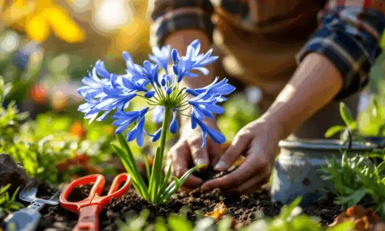 Agapanthus verplanten vóór de vorst? Zo doe je het zonder schade