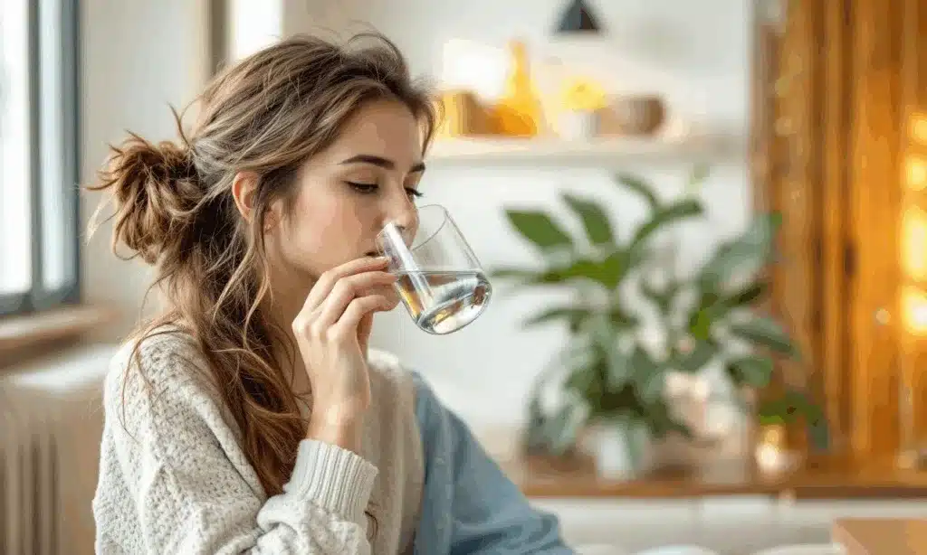 Waarom lauw water drinken in de ochtend een gamechanger is voor je energie en huid