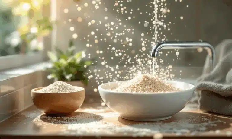 Met koffieprut maak je je badkamer in een handomdraai schoon