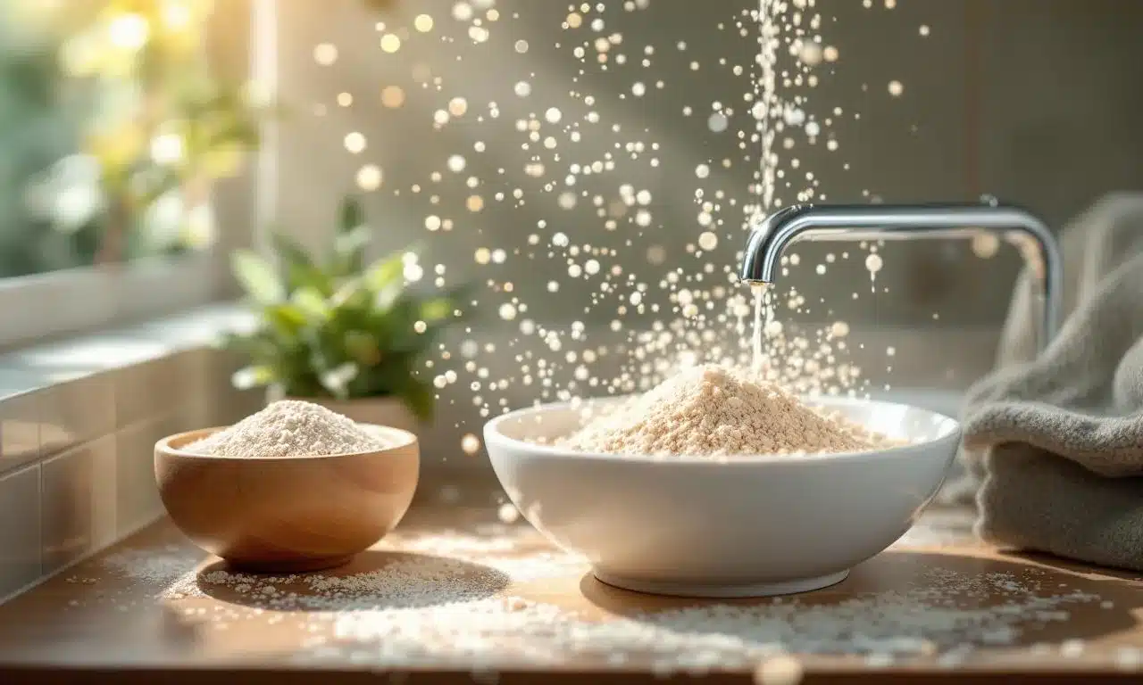 Met koffieprut maak je je badkamer in een handomdraai schoon