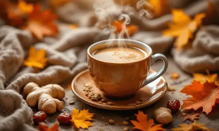 De herfstdrank met gember + dadels die je immuniteit boosten in 24 uur