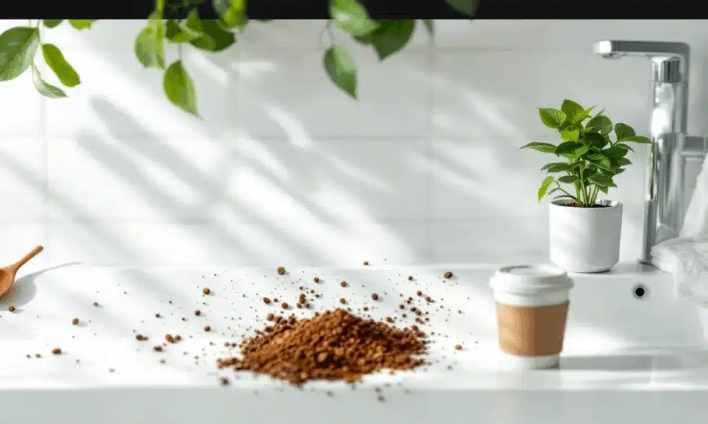 Waarom koffieprut de meest onderschatte schoonmaakhulp is in je badkamer