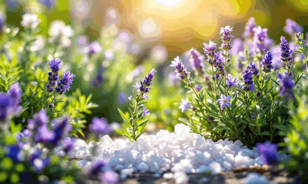 Waarom een handje Epsomzout wonderen doet voor je rozemarijn en lavendel